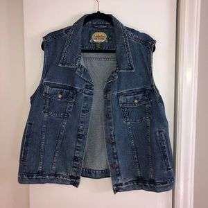 Jean jacket vest